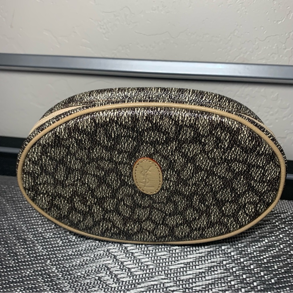 Authentic Pre Owned Vintage Yves Saint Laurent Cosmetics Pouch
